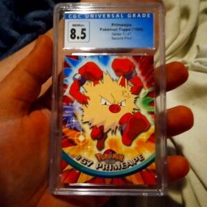 Vintage rare 1999 TOPPS POKEMON PRIMEAPE CGC SLAB
